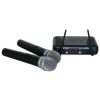 STWM722 Microfon fara fir cu 2x microfoane de mana UHF Skytec