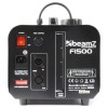 F1500 Mașină de ceață cu DMX și timer, 1500W, 1.2l, BeamZ