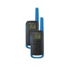 Set 2 stații radio PMR portabile + încărcător Motorola Talkabout T62, albastru