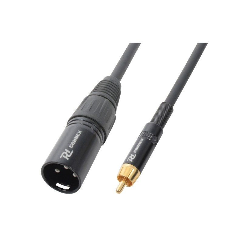 Cablu XLR tata - RCA tata 8m PD-Connex