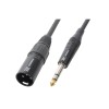 Cablu XLR tata - Jack 6,3mm stereo tata 1.5m PD Connex
