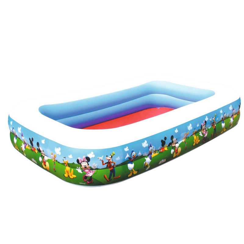 Piscină gonflabilă pentru copii, tematică Disney, 262x175x51 cm, 778l, Bestway 91008