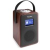 MODENA Radio FM DAB+ cu acumulator, 2000mA / 5V, Bluetooth, negru, Audizio