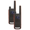 Set 2 stații radio PMR portabile + încărcător Motorola Talkabout T82, roșu