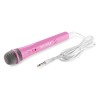 KMD55P Microfon de karaoke cu lumini RGB, roz, Fenton