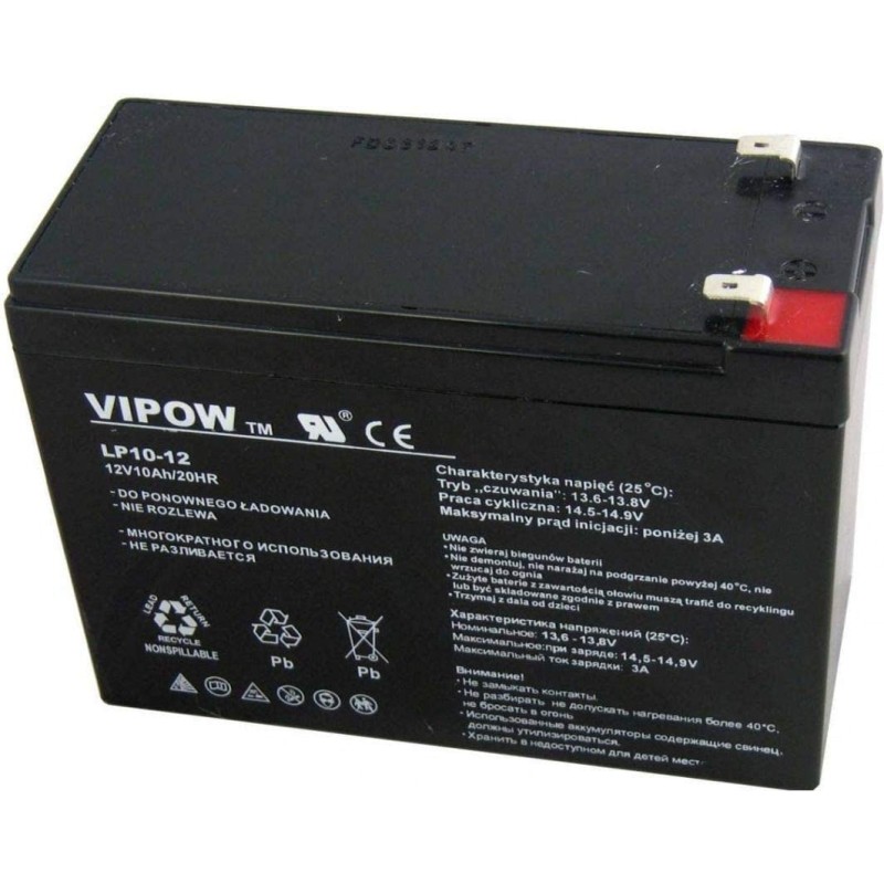 Acumulator Vipow gel plumb 12V 10Ah