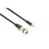 Cablu XLR Mama - jack stereo 3.5m Tata 0.5m