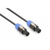 CX302-10 Cablu pentru boxe, NL2 tata - NL2 tata, 10m, Vonyx