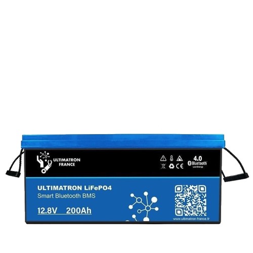 Acumulator litiu LiFePO4, BMS, Bluetooth, Ultimatron 12V-200Ah