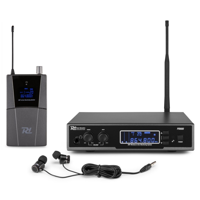 PD800 Sistem de monitorizare sunet cu casti UHF