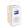 MODENA Radio FM DAB+ cu acumulator, 2000mA / 5V, Bluetooth, alb, Audizio