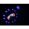 FE-2500 Efect lumina LED RGB+UV cu washball, inel Hypno si Laser EUROLITE