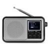 Anzio Radio FM DAB+ cu acumulator, 2000mA / 5V, 15W, Bluetooth, argintiu, Audizio