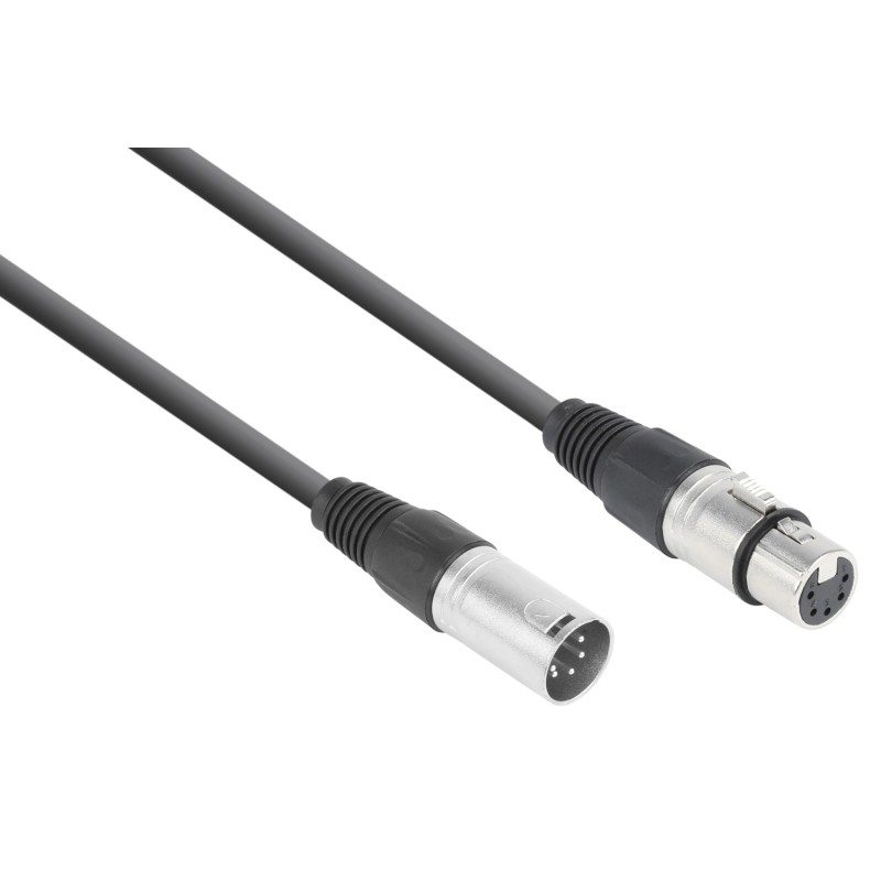 CX102-12 Cablu DMX, XLR 5-pini (tata) - XLR 5-pini (mama), 12m, 120Ohm, PD-Connex