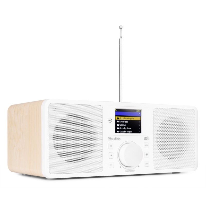 ROME Radio Wi-Fi, 2x25W, Tuner DAB+, Bluetooth, alb, Audizio
