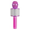 KM01 Microfon de karaoke cu difuzor, Bluetooth/USB/SD, roz, Max
