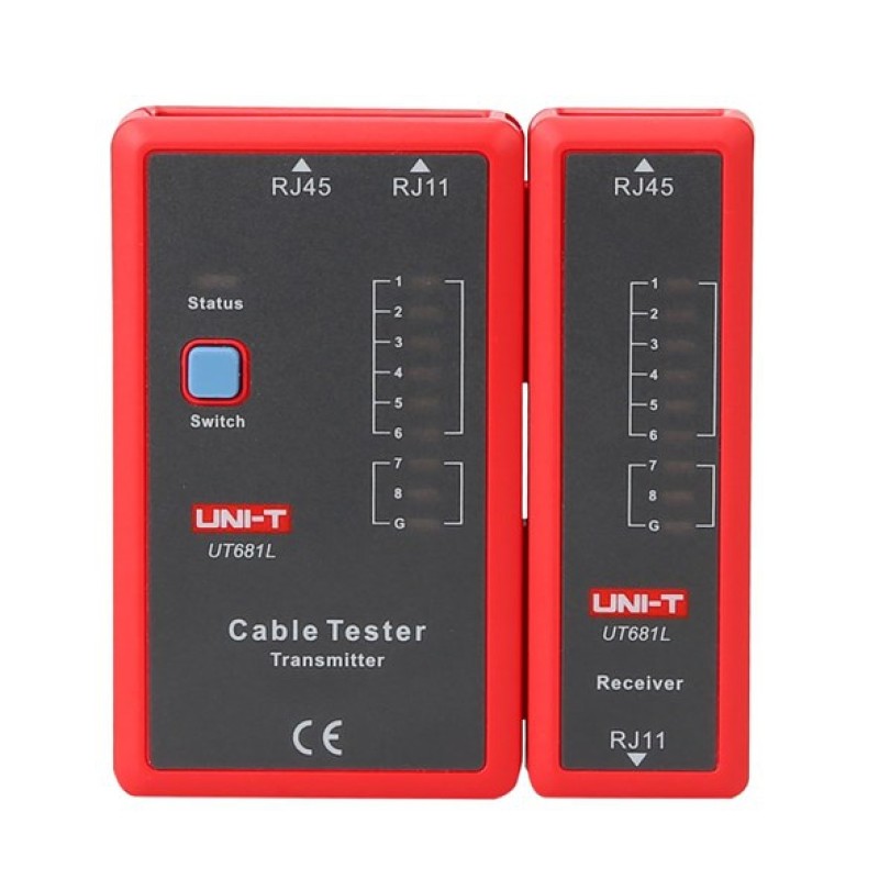 Tester cablu UNI-T UT681L (RJ45, RJ11)