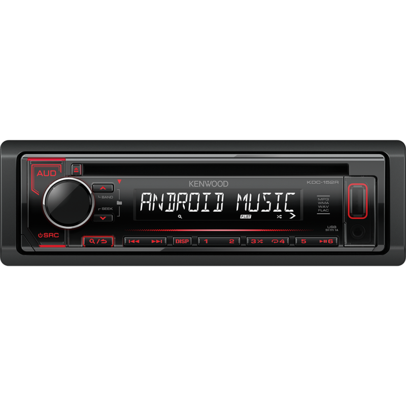 Player Radio auto CD/USB/AUX 1DIN Kenwood KDC-152R
