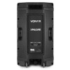 Kit sonorizare portabil: 2x Boxe pasive pe 2 cai, 12", 200W RMS, Vonyx VSA12P + Mixer activ cu 4 canale, Bluetooth/USB/SD, 150W RMS, Power Dynamics PDM-C405A + Microfon fara fir UHF, Vonyx WM55