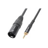 Cablu XLR tata - Jack 3,5mm stereo tata 0.5m PD Connex