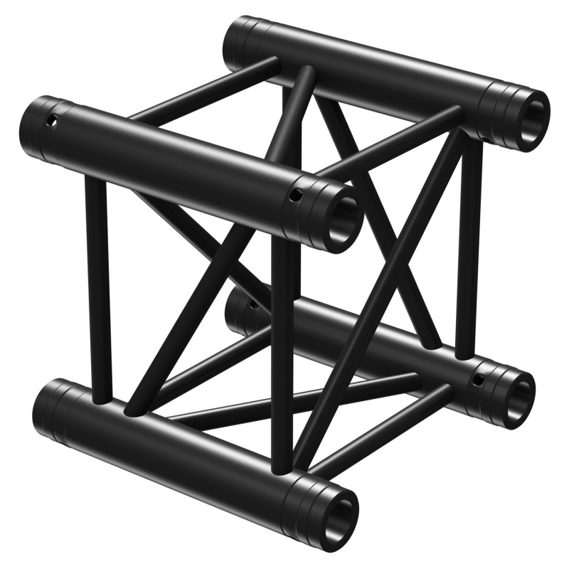 P30-L029 Structură metalică truss, negru, 0.29m, BeamZ