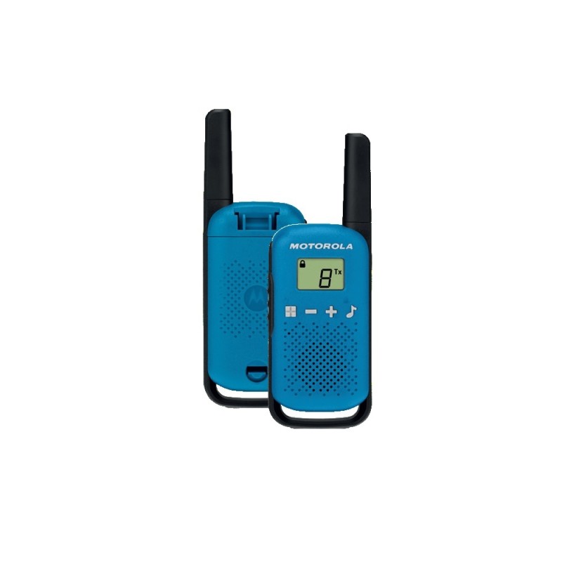 Set 2 stații radio PMR portabile Motorola Talkabout T42, albastru