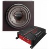 Kit subwoofer auto + amplificator + set cablu  Pioneer 350W