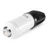 CMS300W Braț mobil pantografic cu microfon condensator, USB, alb, Vonyx