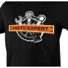 Tricou cu imprimeu ”MOTO EXPERT”, negru, marime XXXL/58, Neo
