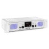 SPL700MP3 Amplificator cu 2 canale, alb, 2x350W, USB/SD, LED, Skytec