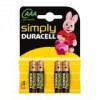 Baterie Duracell simply LR03, pret/blister