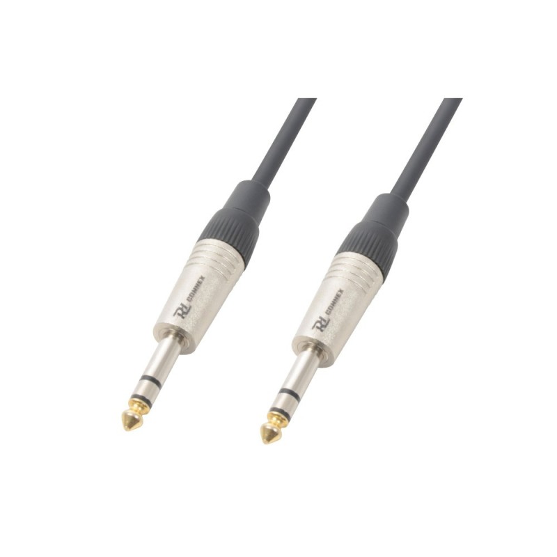 Cablu jack stereo 6.3mm (T) - jack stereo 6.3mm (T) 1.5m