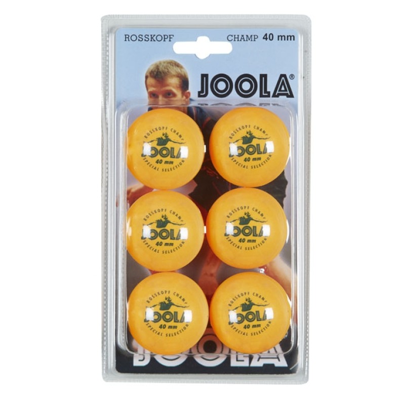 Set de mingi tenis de masă, galben, 6 bucăți, Joola Rossi