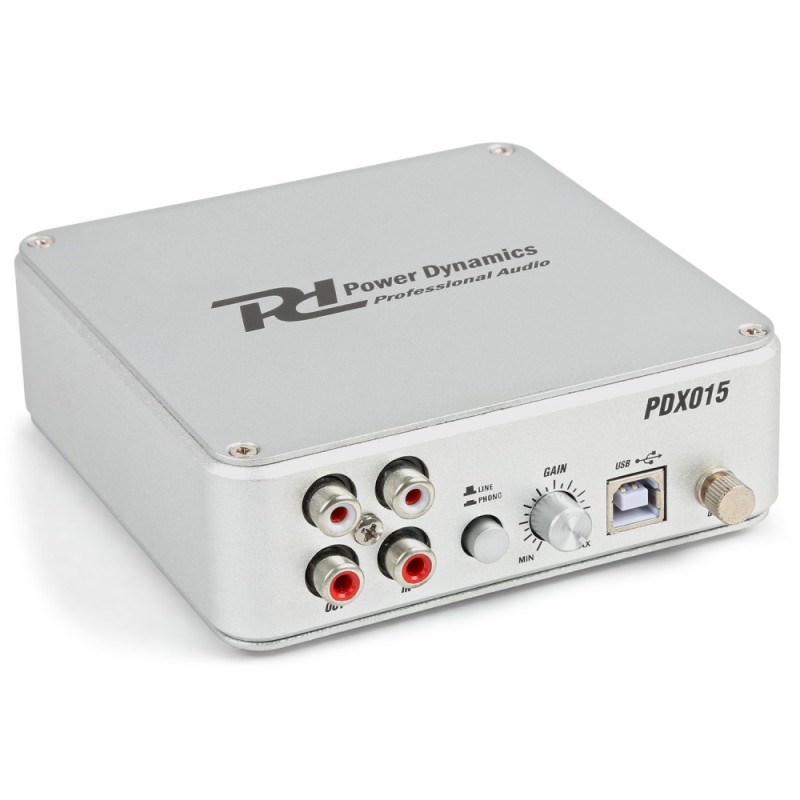 Pre-amplificator cu software Phono USB PDX015 Power Dynamics