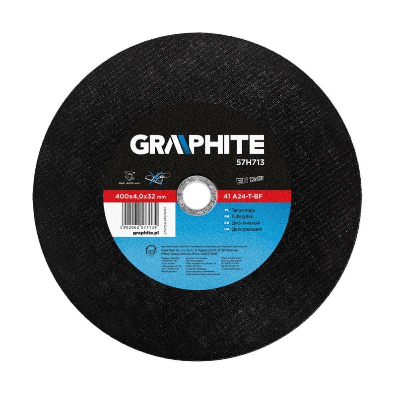 Disc taiere, pentru metal 400x4x32 mm, Graphite