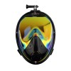Mască de snorkeling, negru, L-XL, Master