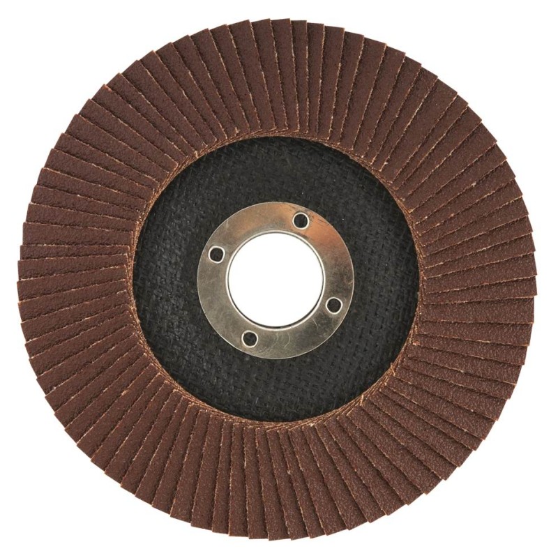 Disc de polizare lamelar, evantai, 115mm, K80, Verto