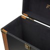RC35 Cutie de lux pentru vinil, 30-35 de discuri, negru/bronz, 12", Fenton