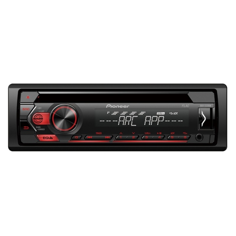 Radio CD Player auto, 1-DIN, 4x50W, Bluetooth/USB/FM, Amdroid, Pioneer DEH-S120UB