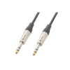 Cablu jack stereo 6.3mm (T) - jack stereo 6.3mm (T) 3m