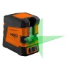 Nivela laser in cruce autonivelanta, 20m, laser verde, suport magnetic, Neo