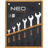 Set de 6 chei combinate fixe-inelare, 6-17mm, Neo