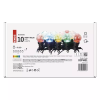 Ghirlanda multicolor cu 10 becuri, 50x 6W LED, 5m, IP44, EMOS DCPM01
