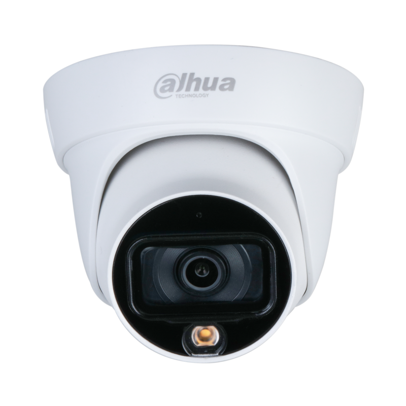 Camera supraveghere HDCVI, True Color, tip dome, exterior, 2mpx, 1080p, lentila 2.8/3.6mm, IR:20m, Dahua